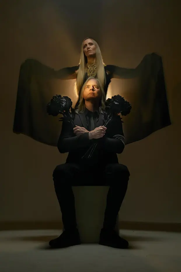 Karyn Gold-Reineke and Joe Reineke, studio portrait
